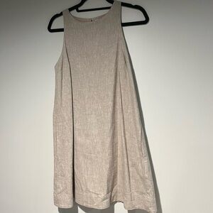 Abercrombie High Neck Linen Mini Dress. BRAND NEW NEVER WORN